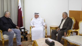 العمادي: دولة قطر تقف على مسافة واحدة من جميع الفصائل الفلسطينية