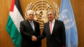 الرئيس عباس يستقبل ويجتمع مع شخصيات اعتبارية رسمية في نيويورك
