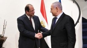 لقاء نتنياهو مع رئيس المخابرات المصرية اللواء عباس