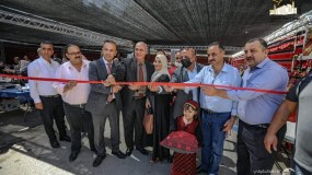 افتتاح سوق العاصمة الثقافية في محافظة الخليل