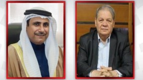 رئيس البرلمان العربي يهنئ فتوح بعد توليه رئاسة المجلس الوطني