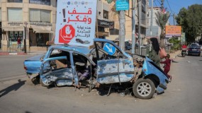 مرور غزة: (79) إصابة في 14 حادث سير خلال 24 ساعة بالقطاع