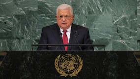 الرئيس عباس: نطالب بإلزام إسرائيل لتطبيق القرارات الأممية أو تعليق عضويتها