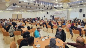بمشاركة عمالية واسعه، مركز الديمقراطية وحقوق العاملين ينظم مهرجان عمالي في غزة