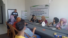 ورشة عمل شبابية بعنوان :" الرقابة على أداء بلدية غزة بما يخص التسهيلات المقدمة من قبلهم في دعم المبادرات الشبابية "