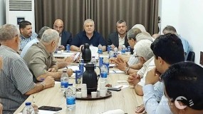 اجتماع الفصائل الفلسطينية مع شركة توزيع الكهرباء وسلطة الطاقة في قطاع غزة.