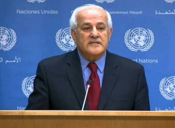 مندوب فلسطين الدائم لدى الأمم المتحدة:حصار غزةوالهجوم على حماس لم يحقق شيء وآن الأوان لإنهاء العنف والحصار